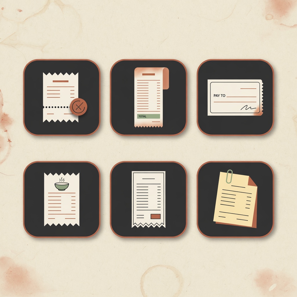 Receipt mark family moodboard